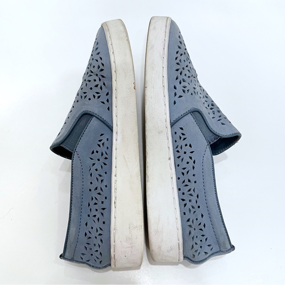 Vionic Splendid Midi Perf Suede Slip-On Blue Size… - image 6